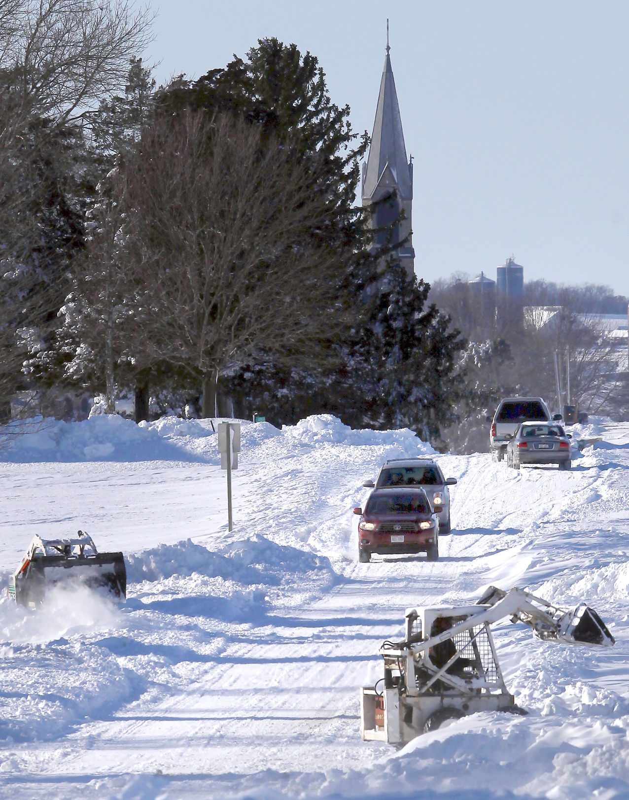 Aftermath of December 2012 blizzard
